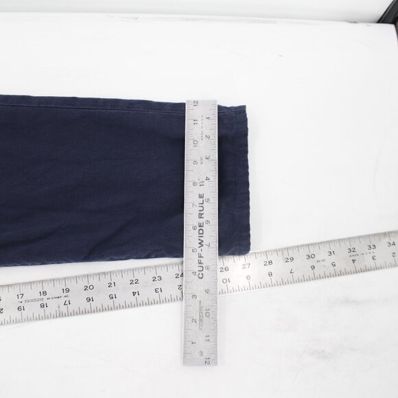 Todd Snyder Pants Mens 38 L27 Slim Fit 5 Pocket Cotton Linen Flat Front Blue - Picture 7 of 13